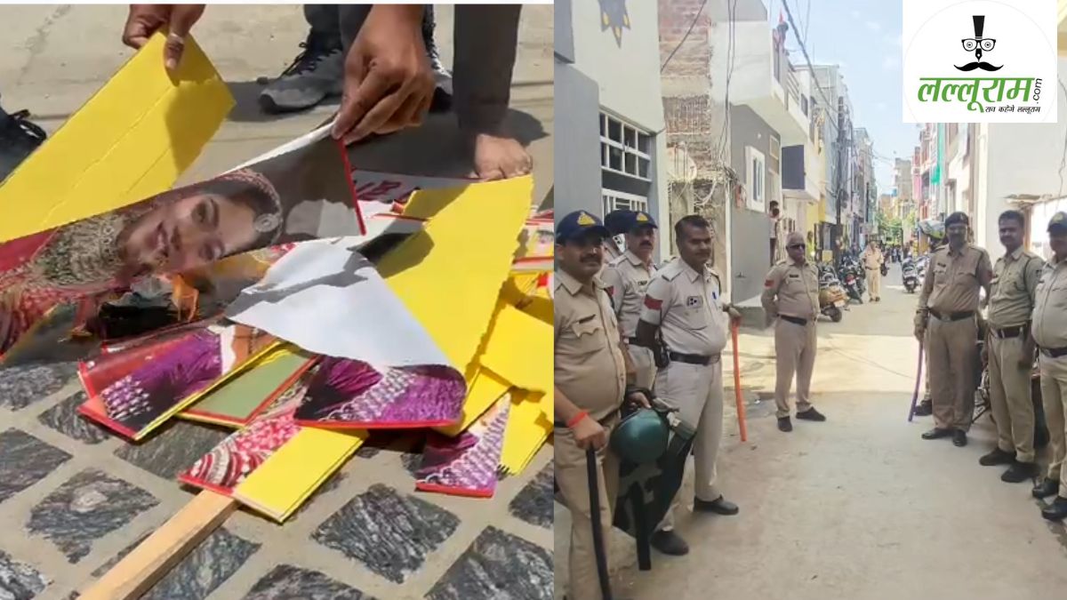सोनम रघुवंशी के घर पुलिस तैनात: इधर राजा के परिजनों ने जलाए पोस्टर, आरोपियों को शिलांग ले जाएगी पुलिस