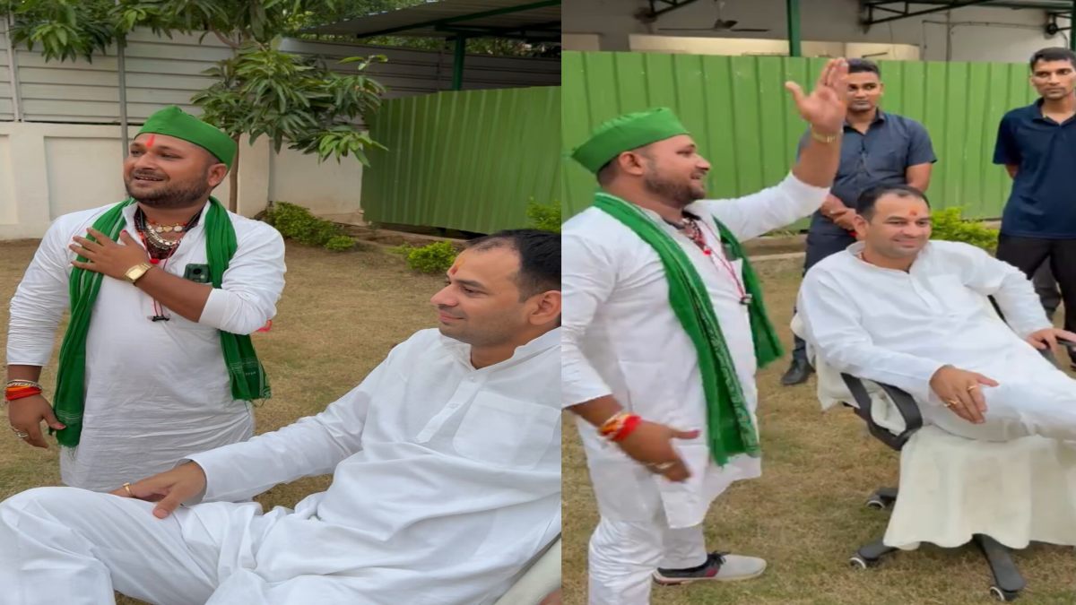 Tej Pratap Yadav Video: ‘सीना मा चीर के दिखइयो जी…’, तेज प्रताप के जबरा फैन ने सुनाया ऐसा गाना, सुनकर खुश हुए ‘लालू के लाल’