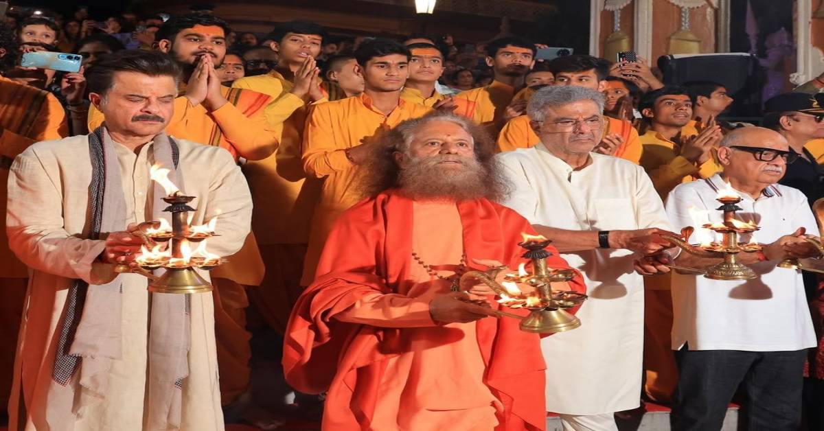 हर हर गंगे… अनिल कपूर भाई के साथ पहुंचे ऋषिकेश, गंगा आरती कर लिया आशीर्वाद