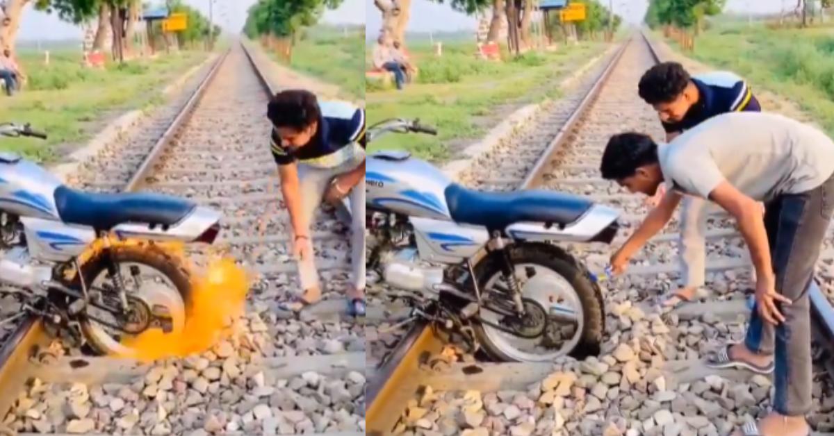 और बनाओगे REEL…! रेलवे ट्रैक पर रील बनाना पड़ा महंगा, पुलिस ने रीलबाजों के खिलाफ लिया कड़ा एक्शन