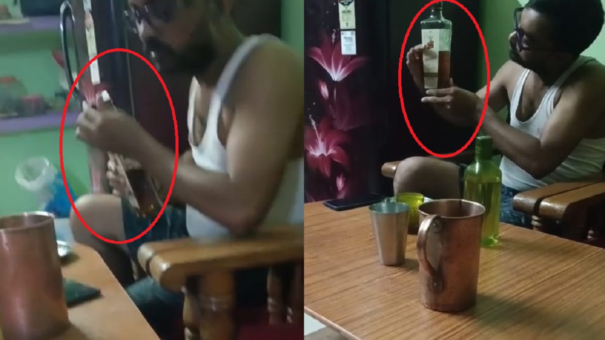 कैमूर में डॉक्टर के शराब पीने का वीडियो वायरल, नशे में पत्नी के साथ करता था यह काम, पुलिस ने किया गिरफ्तार