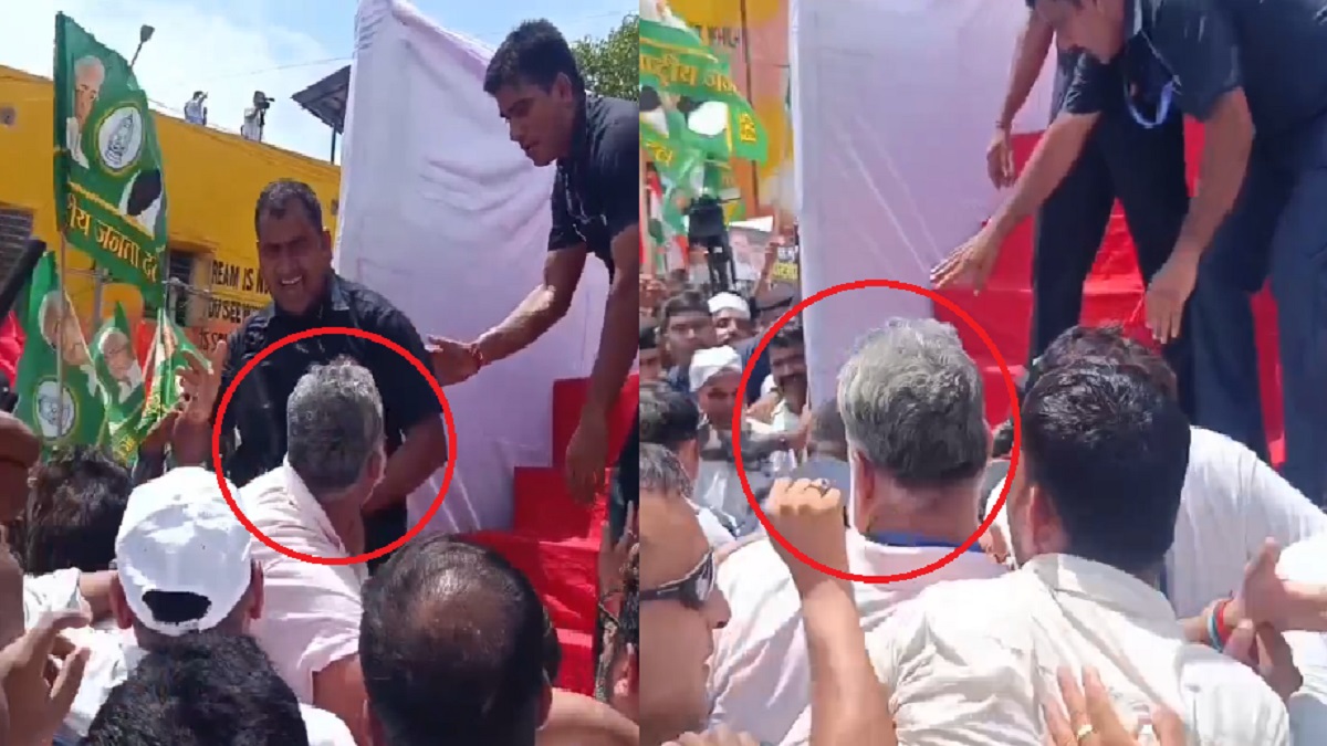 Bihar Bandh के दौरान कांग्रेस नेता पप्पू यादव और कन्हैया कुमार के साथ दुर्व्यवहार, सुरक्षाकर्मियों ने धक्का देकर हटाया