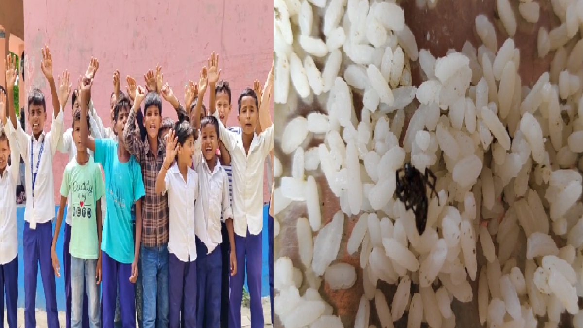 मोतिहारी: बच्चों को मिल रहा दूषित मिड-डे मील, एनजीओ की बजाय विद्यालय में भोजन बनाने की मांग