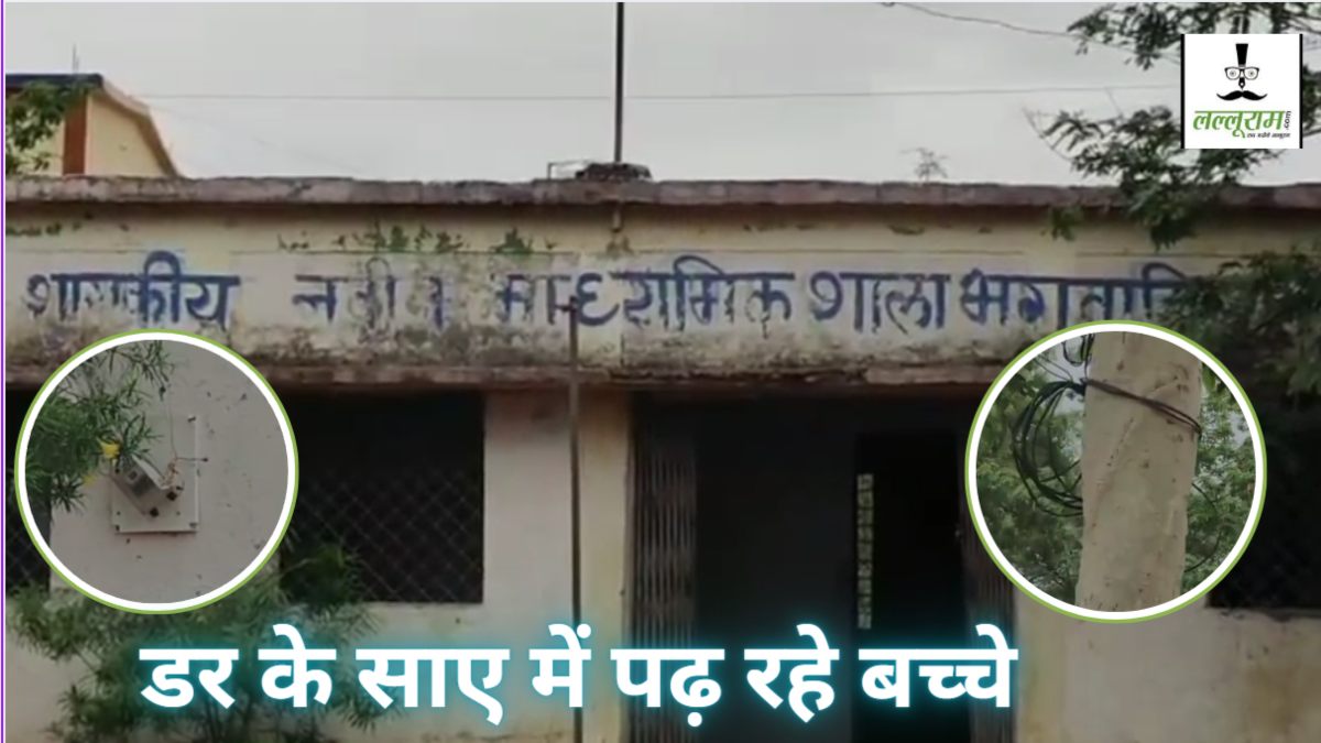 तार टूटने से स्कूल में फैला करंट का डर: दहशत में आए बच्चे, छात्रों की सुरक्षा पर उठे गंभीर सवाल 
