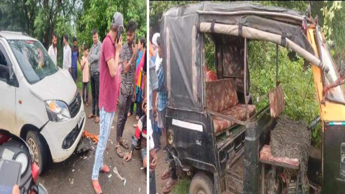 पूर्व MLA की बिना नंबर वाली कार ने ऑटो को मारी टक्करः 4 लोग गंभीर, नशे में धुत ड्राइवर की ग्रामीणों ने कर दी पिटाई, कार जब्त