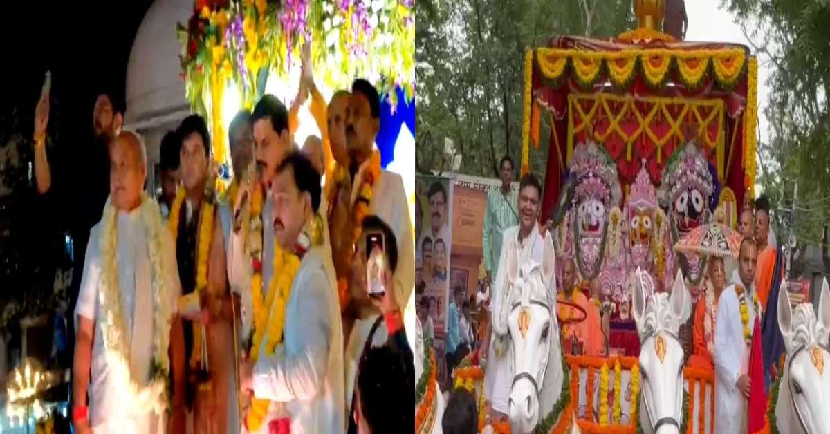 MP में निकली भगवान जगन्नाथ की भव्य रथयात्रा: ग्वालियर में CM डॉ मोहन ने खींचीं रथ की रस्सी, उज्जैन में भी उमड़ा भक्तों का जनसैलाब