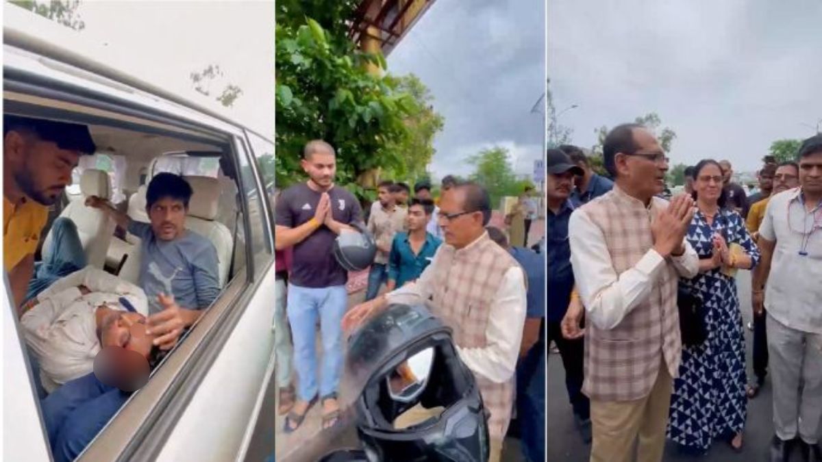 मंत्री शिवराज की संवेदनशीलता फिर दिखी: सड़क हादसे में घायल को काफिले की गाड़ी से पहुंचाया अस्पताल, डॉक्टर से भी की बात