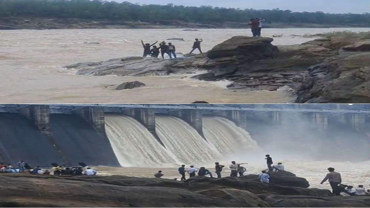 डेंजर जोन पर सेल्फीः तवा डैम के पास रील बनाने बड़ी संख्या में पहुंच रहे लोग, 4 साल पहले हुआ था हादसा