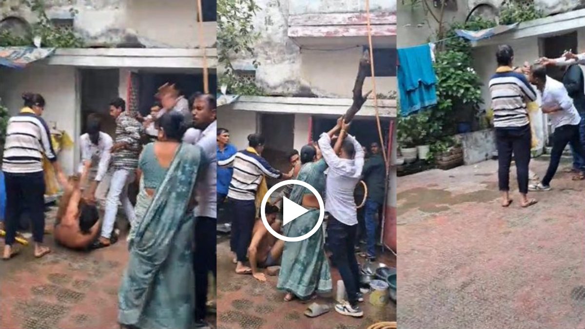 जमीन विवाद में हिंसक झड़प : सौतेली बहन ने घरवालों के साथ बड़े भाई के घर में घुसकर किया हमला, देखें VIDEO …