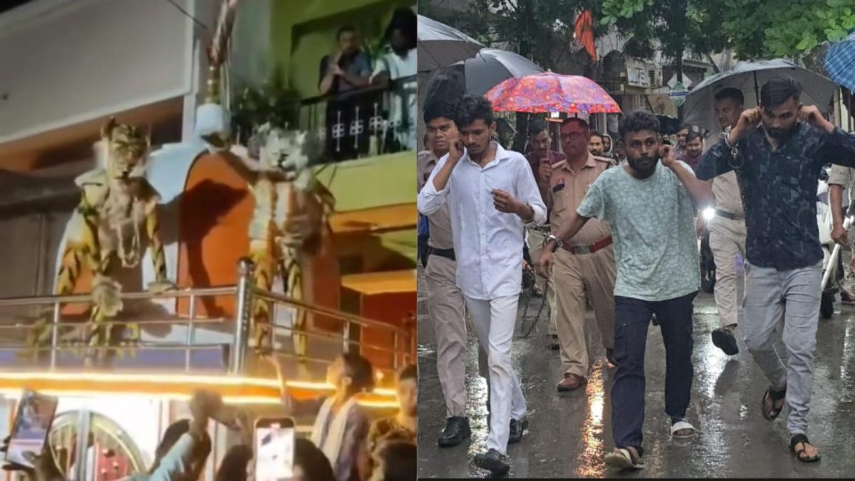 CG News : मुहर्रम पर मंदिर की छत पर शेर नाच करने वाले 2 युवक गिरफ्तार, हिन्दू सगठनों ने किया था कड़ा विरोध  