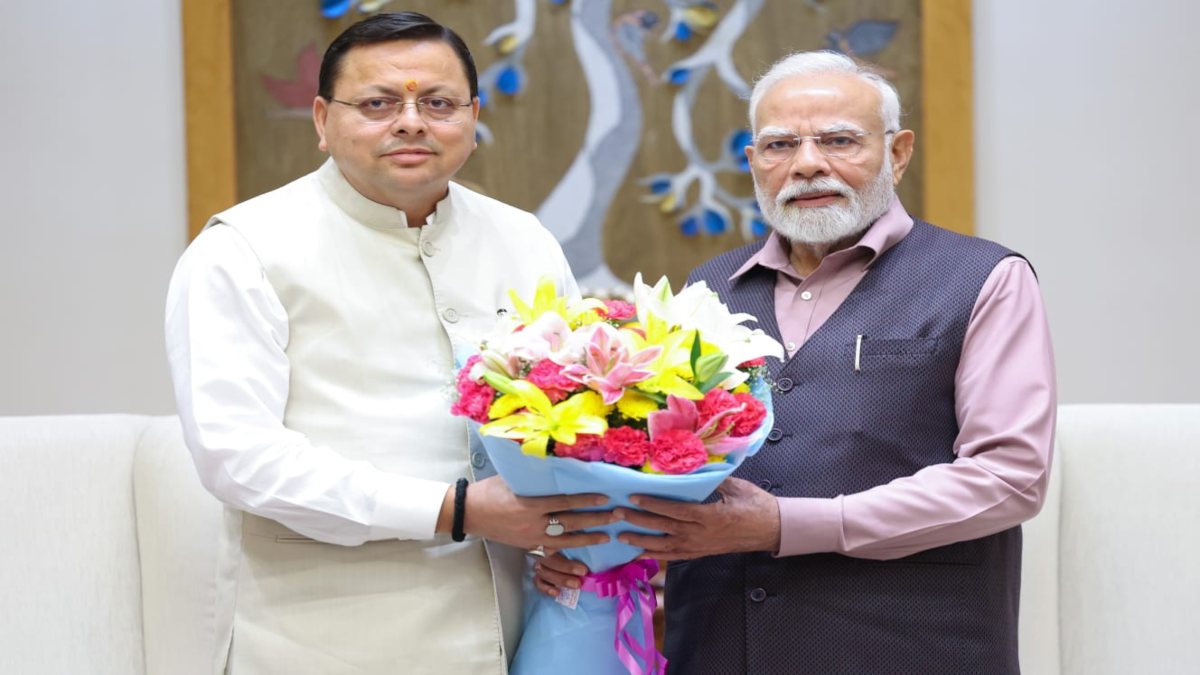 CM Dhami Delhi Visit: PM मोदी से मिले सीएम धामी उत्तराखंड के विकास पर की चर्चा