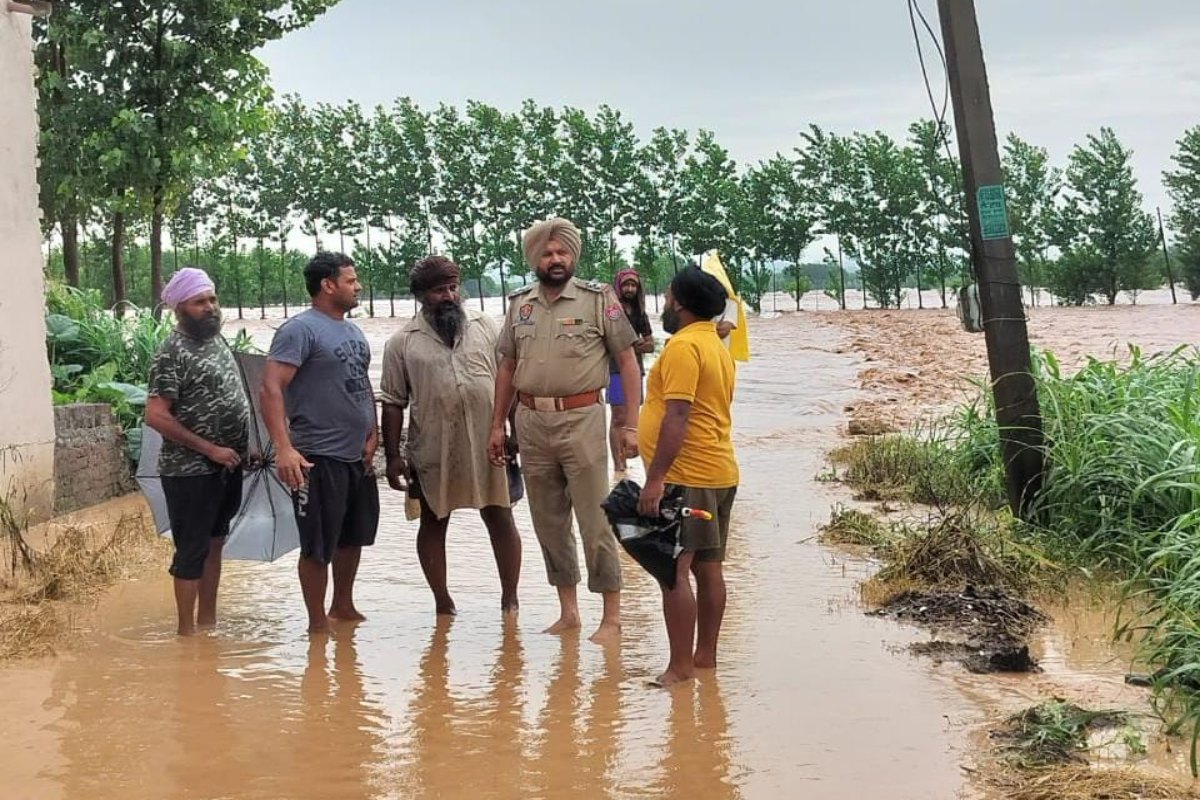 पंजाब में बारिश बनी मुसीबत, नदियां और डैम खतरे के निशान से ऊपर