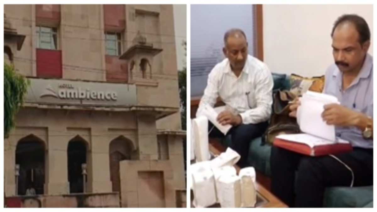 ग्वालियर के एंबिएंस होटल पर फूड सेफ्टी डिपार्टमेंट का छापा, किचन में मिली भारी गंदगी, जांच के लिए भोपाल भेजे सैंपल 