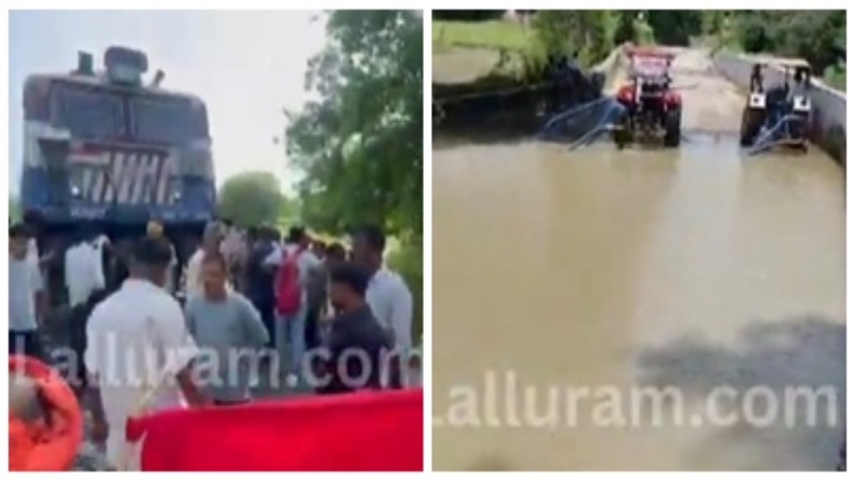ग्वालियर में जलभराव से गुस्साए ग्रामीणों ने रोकी पैसेंजर ट्रेन, 45 मिनट तक ठप रहा रेल यातायात