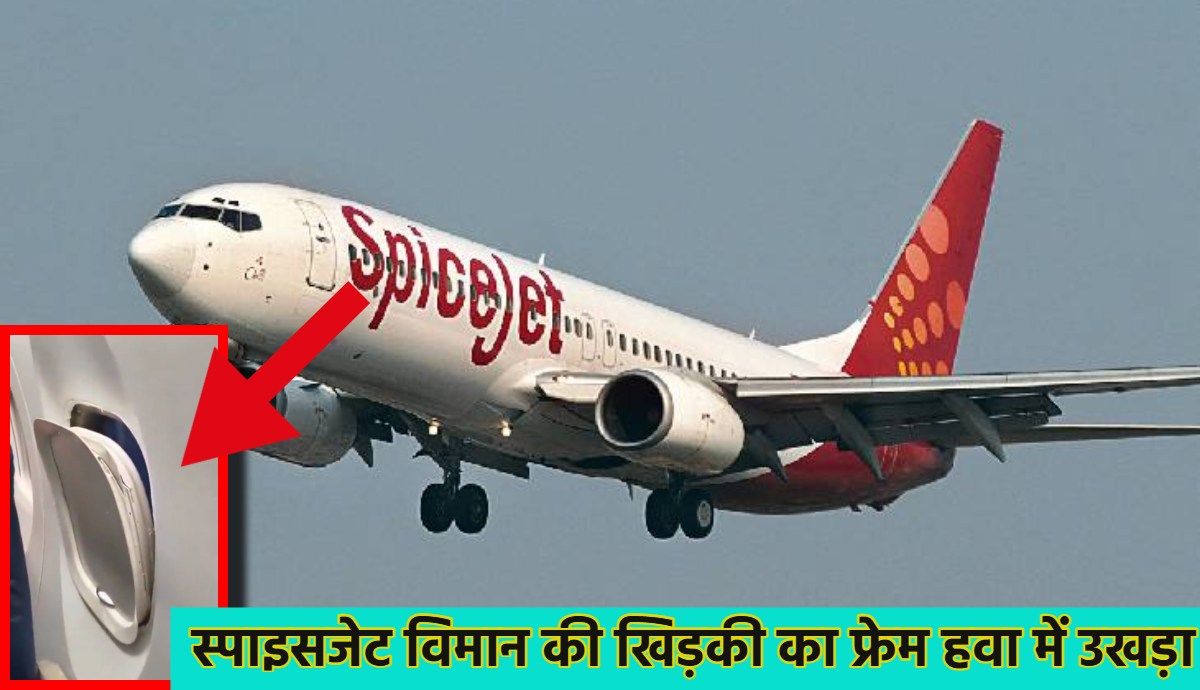 35,000 फीट की ऊंचाई पर उड़ रहे स्पाइसजेट फ्लाइट की खिड़की हवा में उखड़ी, पैसेंजर्स की अटकी रही जान, देखें वीडियो