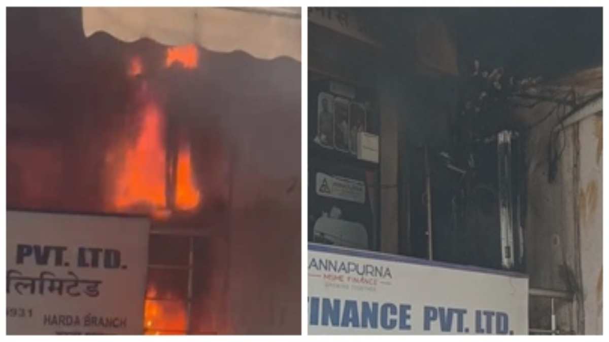फाइनेंस कंपनी के ऑफिस में लगी भीषण आग: दमकल टीम की तत्परता से बचीं 8 छात्राओं की जान, दस्तावेज और सामान जलकर खाक
