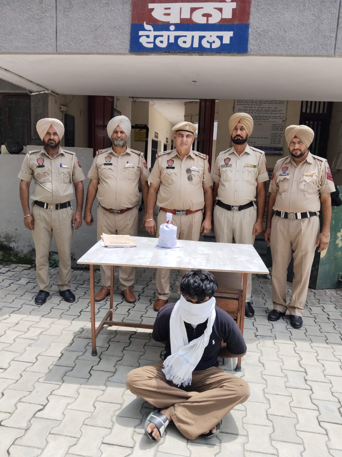 पंजाब में नशा के खिलाफ कार्यवाही, हेरोइन के साथ पकड़ा गया एक तस्कर