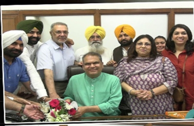 AAP के वरिष्ठ नेता संजीव अरोड़ा ने संभाला कैबिनेट मंत्री के रूप में अपना कार्यभार