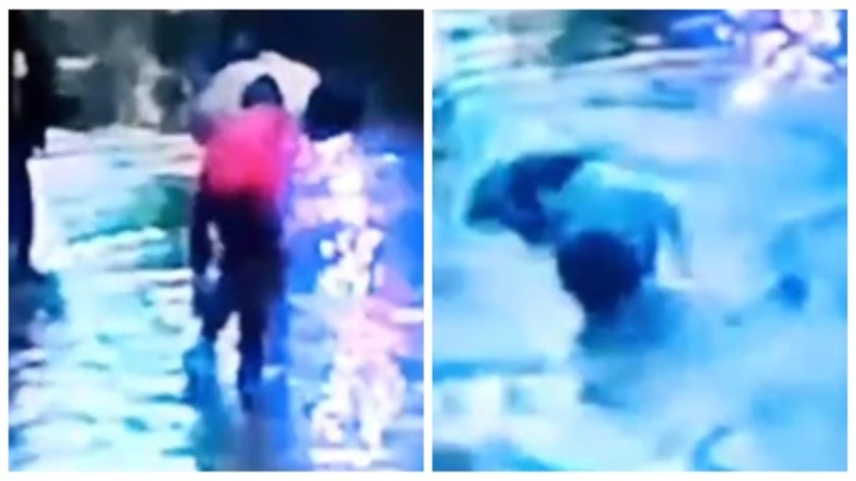 बिजली का तार हटाने गया नाबालिग झुलसा, हालत नाजुक, घटना CCTV में कैद 