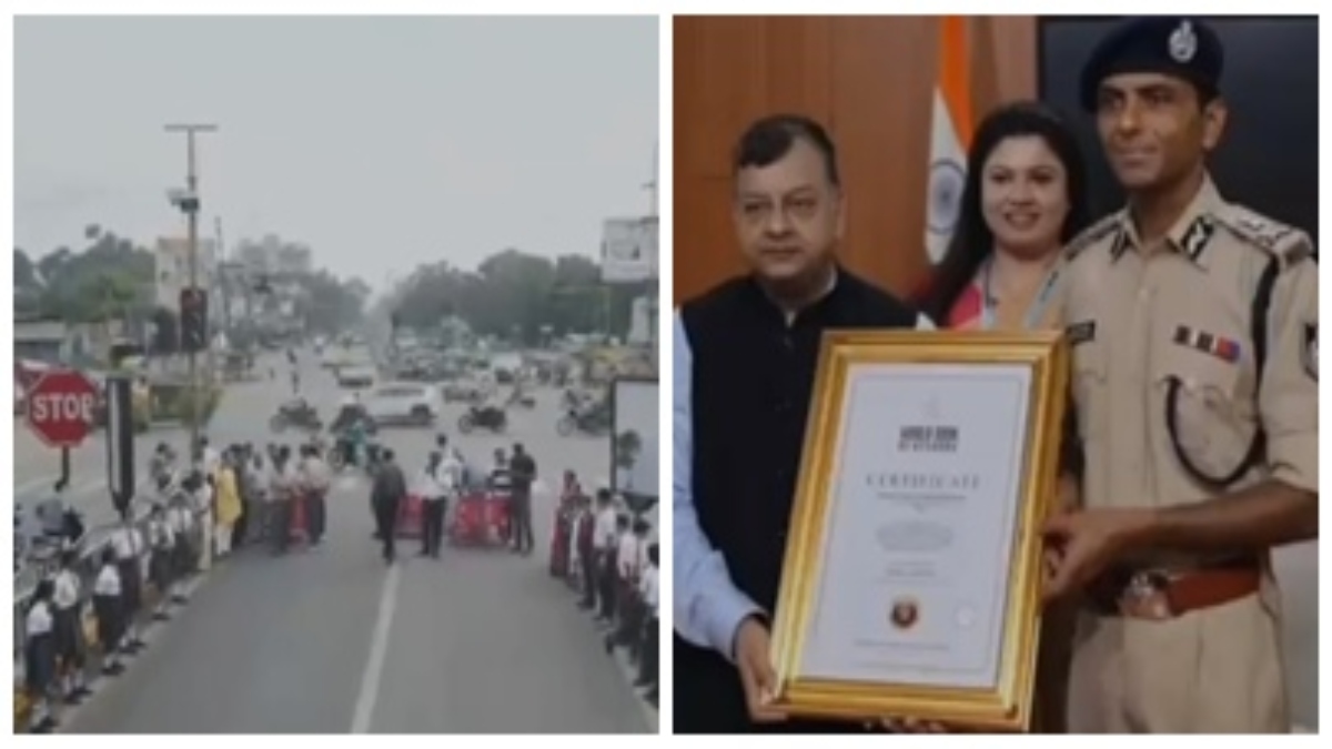 ‘नशे से दूरी है ज़रूरी’ अभियान में इंदौर पुलिस की ऐतिहासिक उपलब्धि, बना वर्ल्ड रिकॉर्ड, 7100 लोगों ने बनाई मानव श्रृंखला 