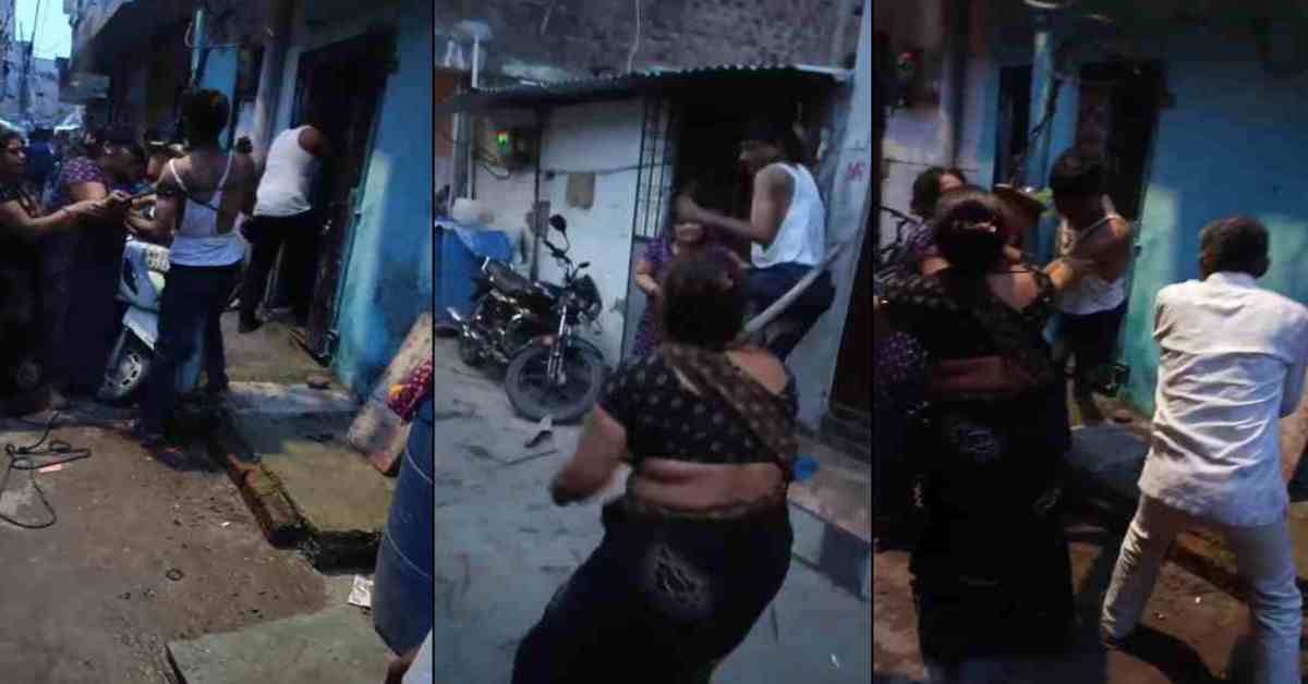 दूसरी महिला के साथ पकड़ाया पुलिसकर्मी, अन्य महिलाओं ने बनाया बंधक, लाठी-डंडों से की जमकर पिटाई, VIDEO वायरल