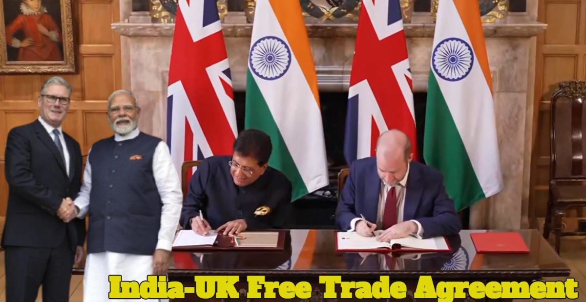 India-UK Free Trade Agreement: भारत और ब्रिटेन के बीच ‘फ्री ट्रेड एग्रीमेंट’ हुआ, PM मोदी-स्टार्मर की मौजूदगी में दस्तखत; प्रधानमंत्री बोले- यूके के प्रोडक्ट भारत में अब सस्ते मिलेंगे