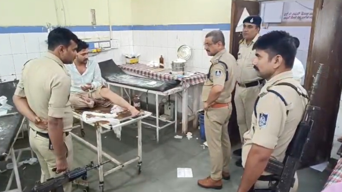ग्वालियर में कुख्यात बदमाश का शार्ट एनकाउंटर: पुलिस को देखते ही की फायरिंग, जवाबी कार्रवाई में पैर में गोली लगी