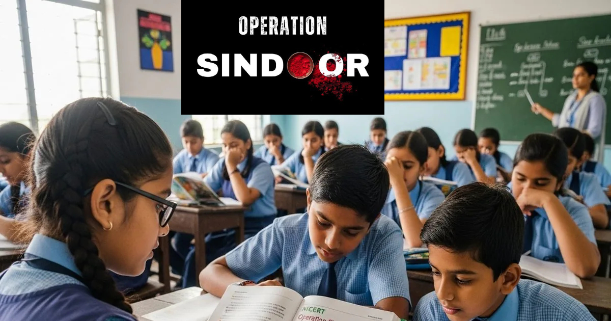 NCERT का बड़ा फैसला : अब स्कूलों में पढ़ाया जाएगा ऑपरेशन सिंदूर, चंद्रयान मिशन, पूर्व सैन्य अधिकारियों ने की तारीफ