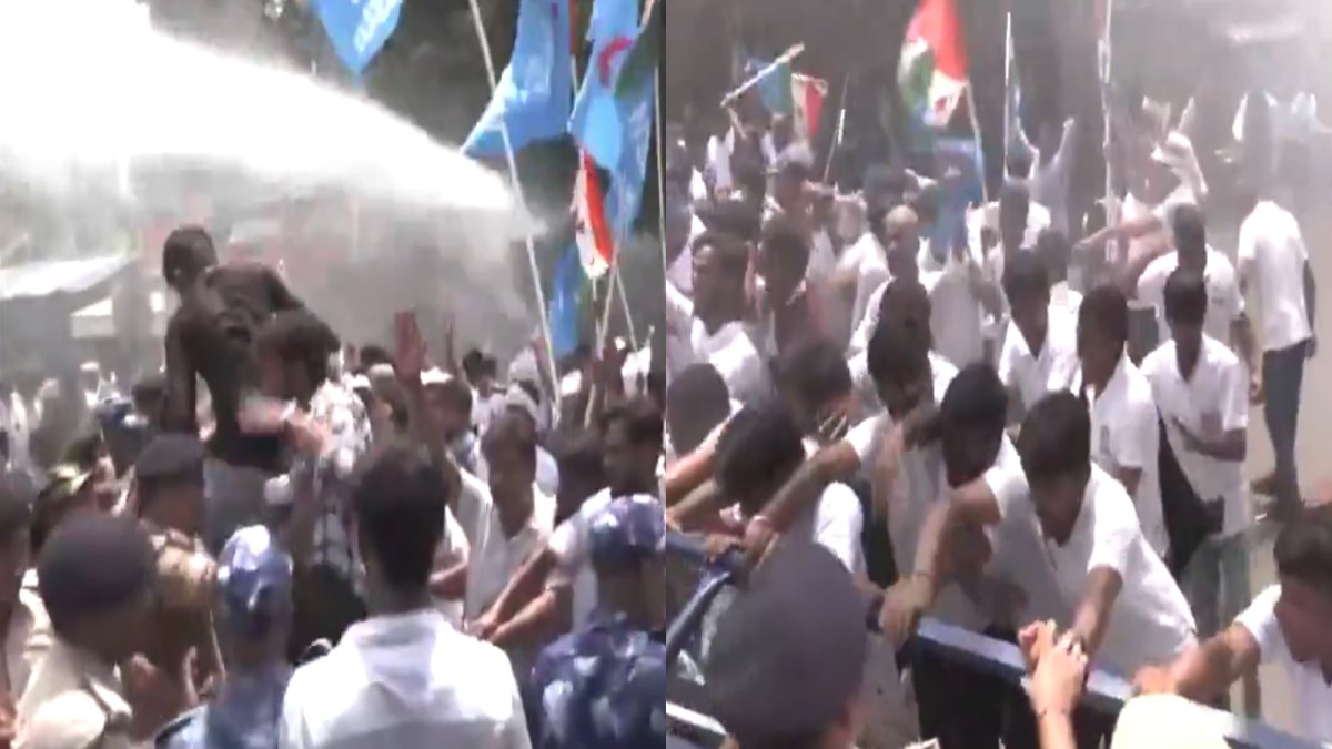 पटना की सड़कों पर SIR के खिलाफ NSUI का प्रदर्शन, पुलिस ने वाटर कैनन का किया इस्तेमाल, हिरासत में कई कार्यकर्ता
