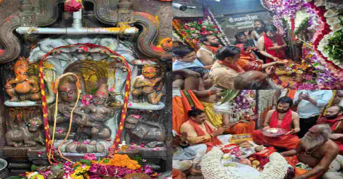 नागपंचमी पर खुले श्री नागचंद्रेश्वर मंदिर के पट, लाखों श्रद्धालु कर रहे दर्शन, साल में एक बार खुलता है महाकाल मंदिर के ऊपर बना यह मंदिर