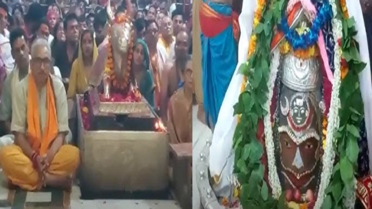 बाबा महाकाल के दरबार पहुंचे PM मोदी के भाई पंकज, भस्म आरती में हुए शामिल, शिव भक्ति में दिखे लीन 