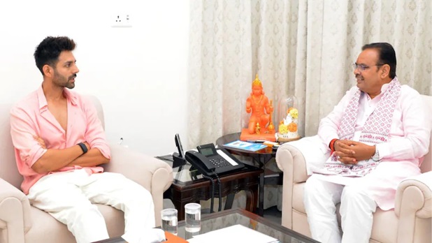 Rajasthan News: कार्तिक आर्यन ने की मुख्यमंत्री भजनलाल शर्मा से मुलाकात, जाने किन बातों पर हुई चर्चा