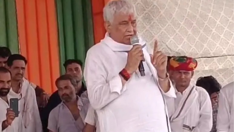 Rajasthan News: भाजपा के मंत्री ने कहा… जीभ काट लूंगा