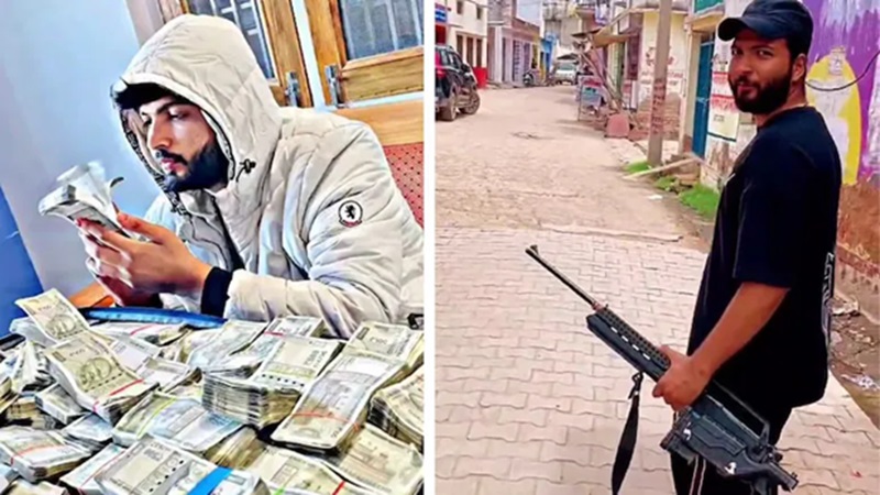 Rajasthan News: थाने में राइफल लहराई, नोटों से भरा बैग दिखाया, सरपंच के बेटे की ‘दादागिरी’ कैमरे में कैद