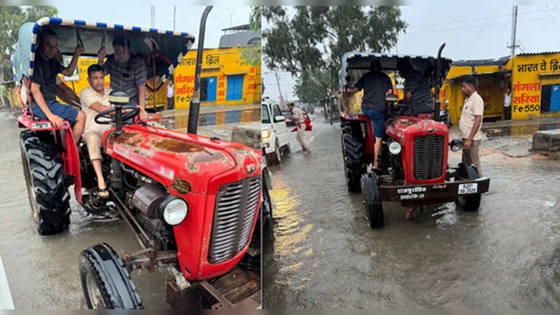 Rajasthan News: राजस्थान में मूसलधार बारिश का कहर; ट्रैक्टर से निकले कलेक्टर-SP, स्कूल बंद, प्रशासन अलर्ट पर