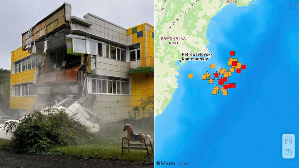 Russia Earthquake: रूस में 8.7 तीव्रता का शक्तिशाली भूकंप आया, हिल गई पूरी धरती, कुरील आईलैंड में आई सुनामी, जापान से कैलिफोर्निया तक तबाही का अलर्ट जारी, देखें वीडियो