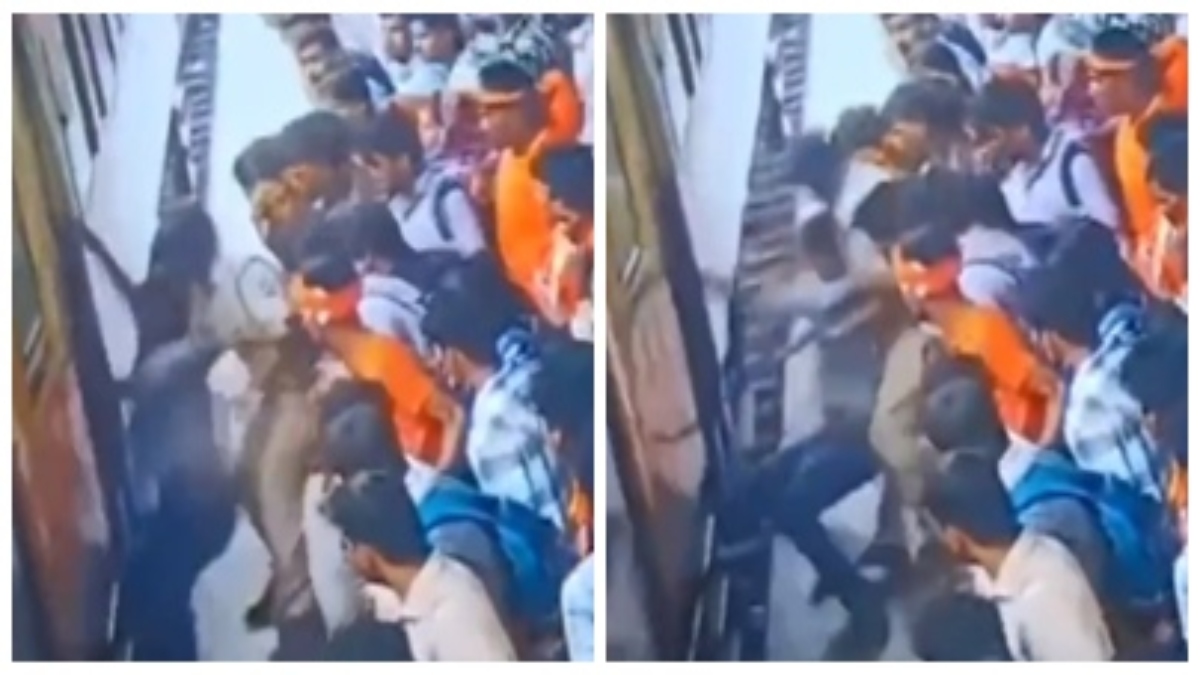 चलती ट्रेन में चढ़ने की कोशिश पड़ी महंगी: RPF जवान ने ऐसे बचाई यात्री की जान, Video वायरल   