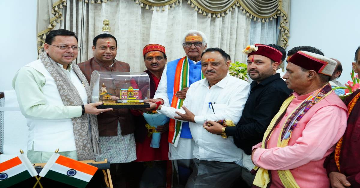 CM धामी से BKTC के प्रतिनिधिमंडल ने की मुलाकात: चारधाम यात्रा के सफल, सुचारु और सुरक्षित संचालन के लिए राज्य सरकार का जताया आभार