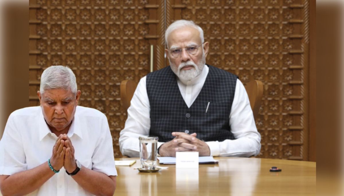 पीएम मोदी की बैठक में जगदीप धनखड़ के इस्तीफे की लिखी गई पूरी स्क्रिप्ट! बीजेपी सांसदों से कोरे कागज पर लिए गए थे साइन… उठा सियासी तूफान