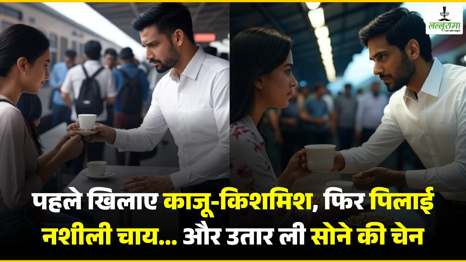 CG News:  भोपाल से छत्तीसगढ़ आ रहे यात्री के परिवार को पहले खिलाए काजू-किशमिश… फिर पिलाई नशीली चाय… और उतार ली सोने की चेन