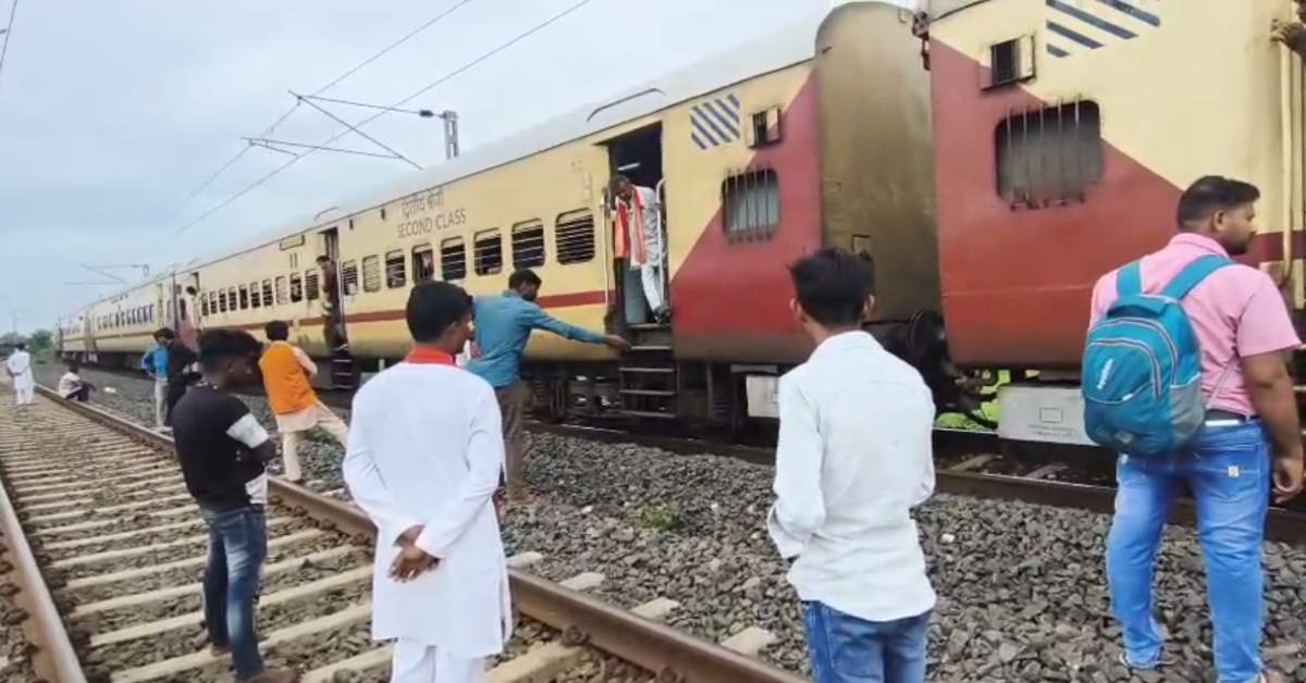 सिंगरौली में ऊर्जाधानी एक्सप्रेस से टकराई दो गाय, कुछ दूर तक घसीटते रही, बड़ा हादसा टला