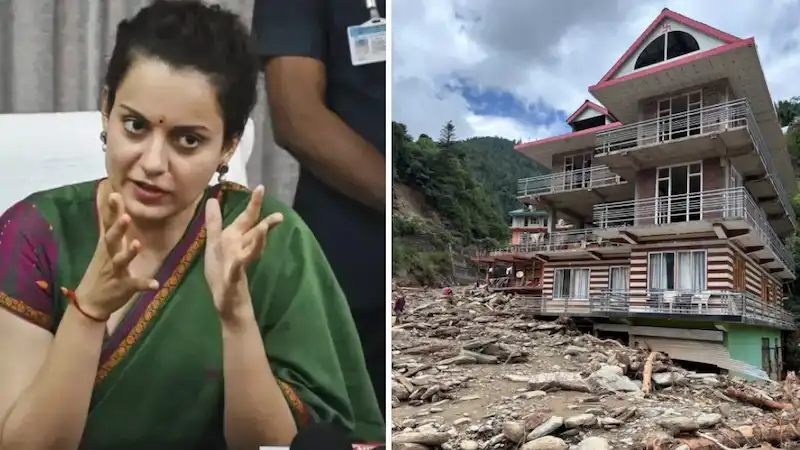 मंडी पहुंचीं कंगना : बाढ़ प्रभावित क्षेत्र का किया दौरा करने के बाद कहा- 20 साल तक प्रदेश में सत्ता में नहीं आएगी कांग्रेस