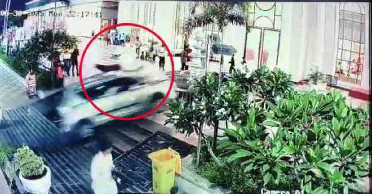 जन्मदिन बना ‘मरणदिन’: GF को बर्थडे विश करने गया BF, होटल के अंदर कार ने कुचला, VIDEO देख कांप जाएगी रूह