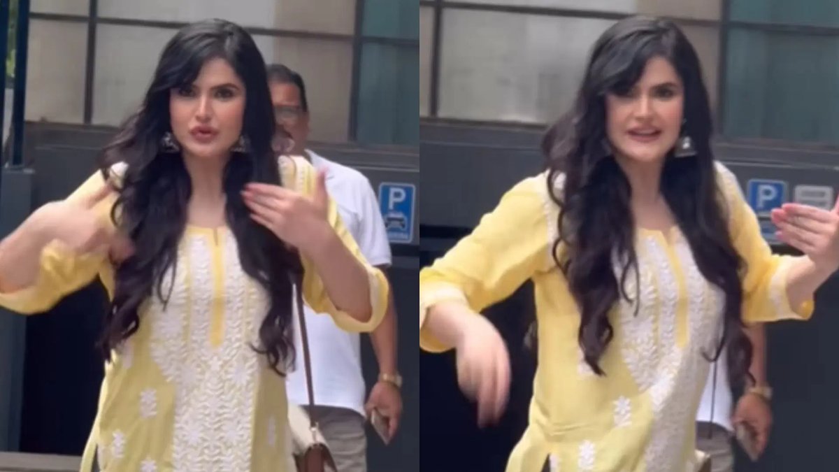 पैप्स पर भड़की Zareen Khan, कहा- मुझे देखो मुझे, ये नहीं …
