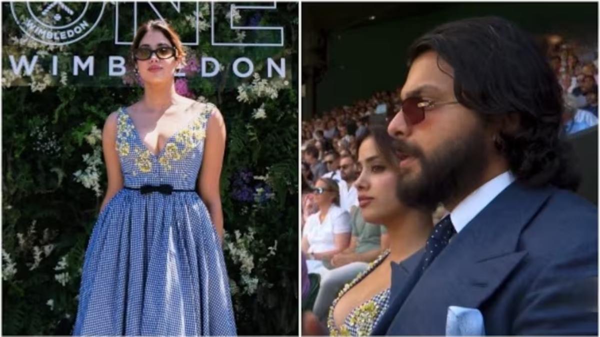 Shikhar Pahariya के साथ विंबलडन में सेमी फाइनल मैच देखने पहुंची Janhvi Kapoor, कहा- मैं यहां पहली बार आई हूं …