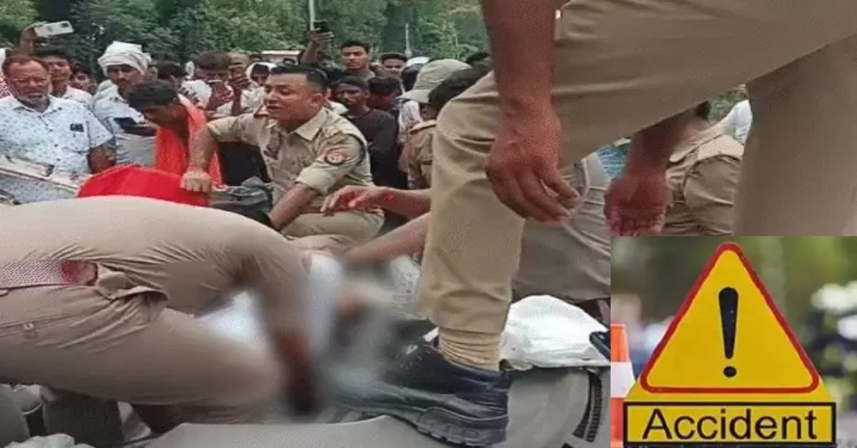BREAKING : श्रद्धालुओं से भरी कार और ट्रैक्टर में टक्कर, 4 की मौत, 2 घायल