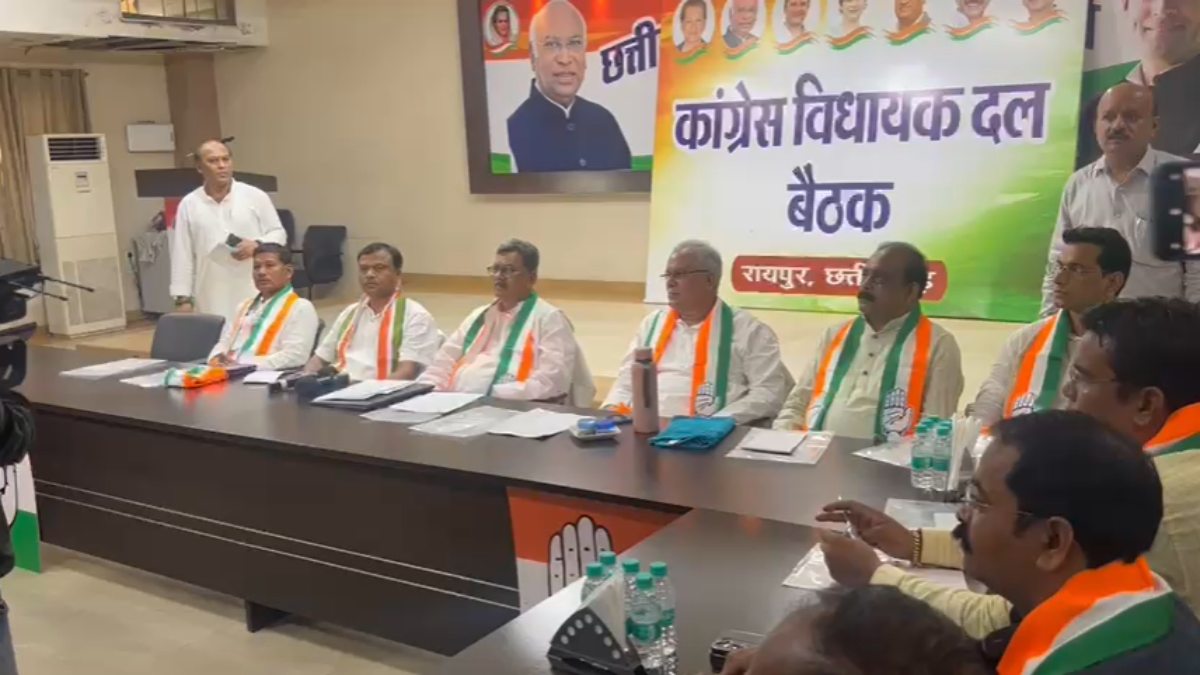 कांग्रेस विधायक दल की बैठक शुरू, विधानसभा मानसून सत्र को लेकर बनाई जा रही रणनीति