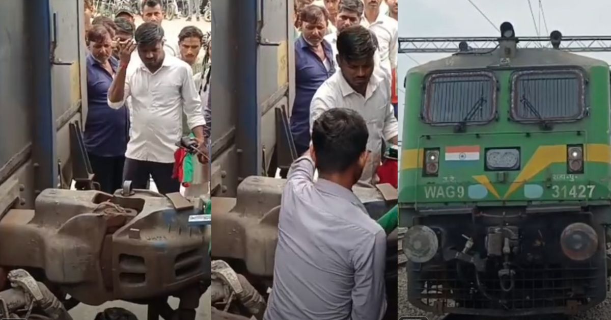 चलती ट्रेन से अलग हुए मालगाड़ी के डिब्बे, दलपतपुर स्टेशन के पास हुआ हादसा, यात्री परेशान, देखिए वीडियो