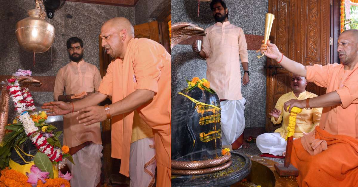 हर-हर महादेव… सावन शिवरात्री पर महंत योगी आदित्यनाथ ने किया भगवान शिव का रुद्राभिषेक, प्रदेशवासियों के लिए की मंगलकामना