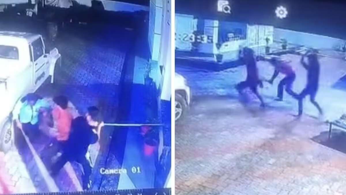 जयपुर में हाईवे पर बदमाशों का तांडव: पेट्रोल पंप पर हमला कर नकदी लूटकर फरार, CCTV में कैद हुई वारदात